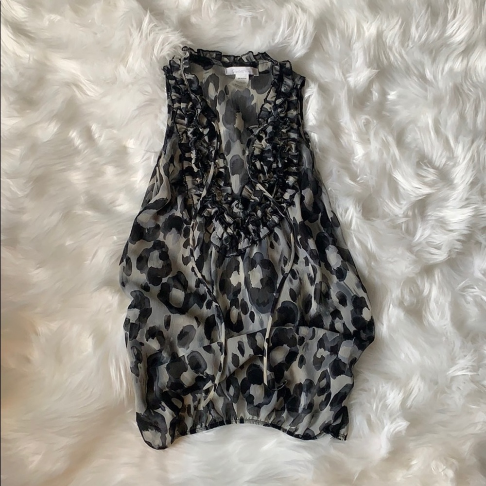 Ruffle Leopard Tank